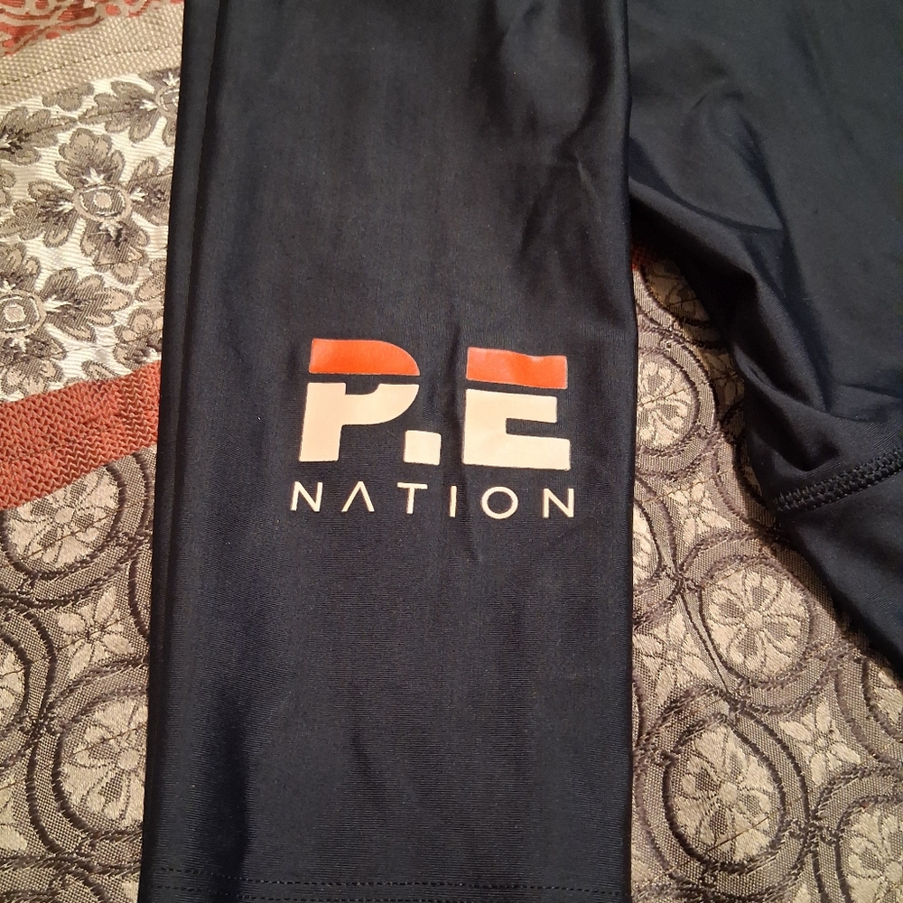 P.E Nation Leggings Sportwear Women Black Athleisure SzS Yoga Gym - Picture 5 of 12